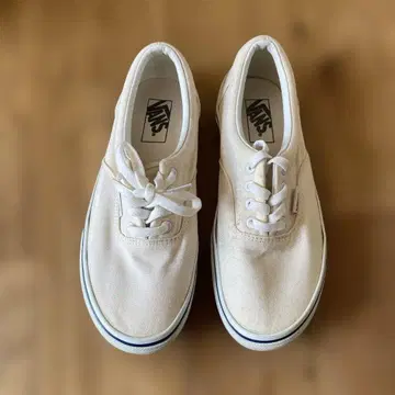 Vans 화이트 캔버스 스니커즈 에러