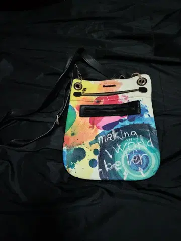 새상품 Desigual 데시구알 컬러풀 숄더백