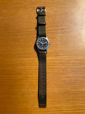 미사용 새상품 해밀턴 NATO 밴딩 올리브 그린