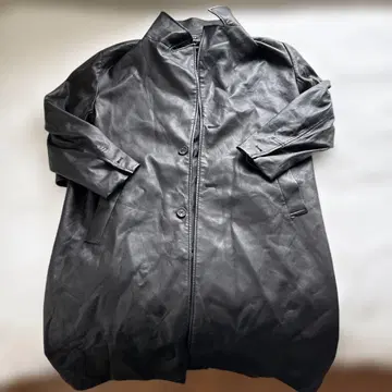 ZARA 가죽 트렌치코트