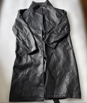 ZARA 가죽 트렌치코트