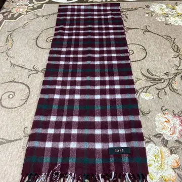 DAKS 캐시미어 체크 머플러 남녀 공용