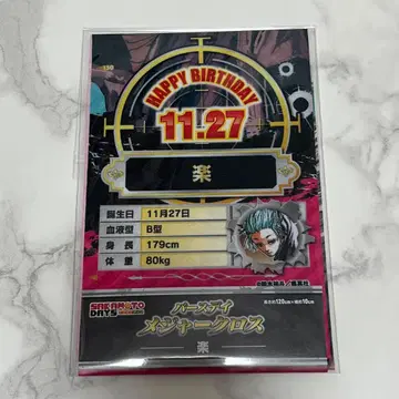 사카모토 데이즈 생일 메이저 크로스 락