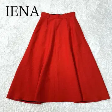 [새상품급] IENA 이에나 TA 본딩 스커트 38 M 오렌지 레드