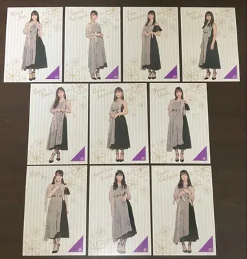 노기자카46 8th 벌스데이 라이브 멤버 10명 엽서 세트