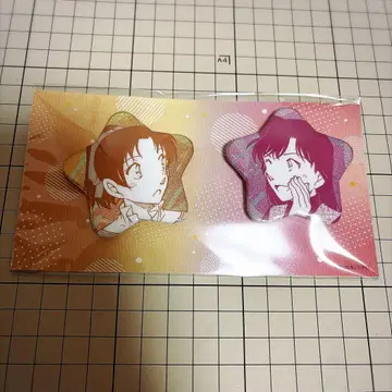 명탐정 코난 공식 앱 캔뱃지 별 모양