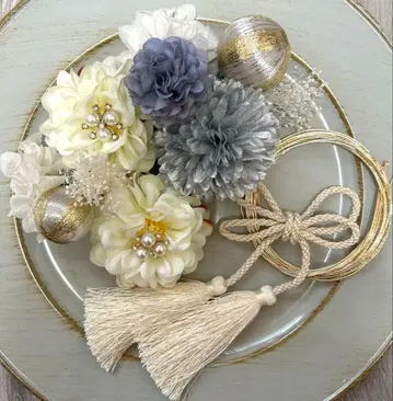 성인식 졸업식 시치고산 사전 촬영 머리 장식