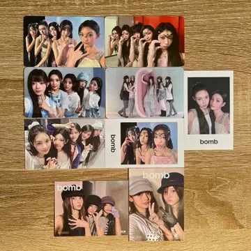 ILLIT 트레이딩 카드 weverse 집합 전원 단체 유닛 스티커