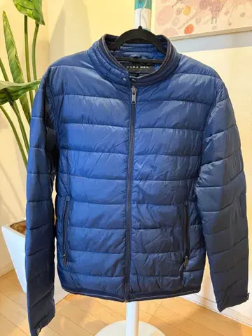 ZARA MAN 네이비 다운 자켓