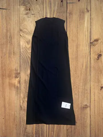 Theory 슬리브리스 니트 롱 원피스 블랙 S 택 포함 새상품