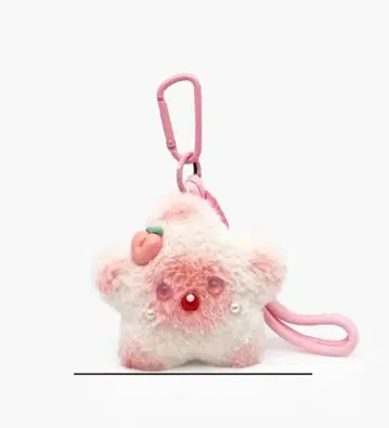 별 모양 봉제 인형 키링 핑크