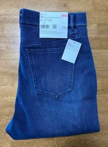 [새상품] UNIQLO 울트라 스트레치 데님 팬츠 XL 블루 유니클로