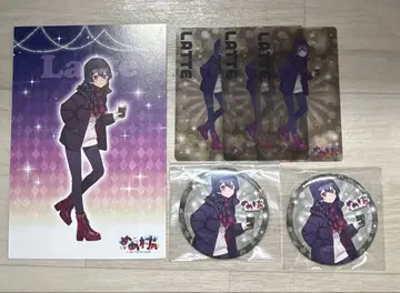 메메마을 RED 도쿄 타워 Latte 캔뱃지 클리어 카드