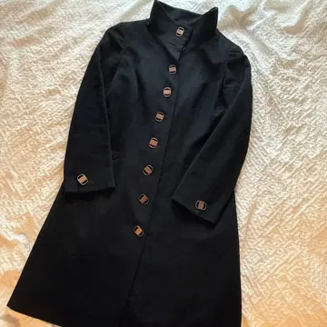 Salvatore Ferragamo 블랙 롱 코트