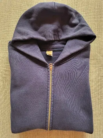 BARNS 사이즈 L 일본제 츠리니트 맨투맨 집업 후드티