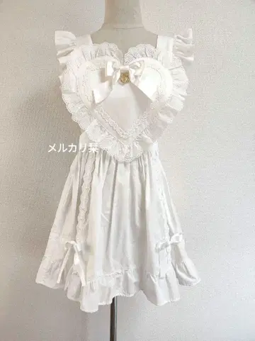 새상품 금기 베이비더스타즈 샤인브라이트 하트 에이프런