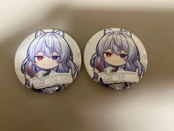 컬러풀 피치 타워 콜라보 캔뱃지 도누쿠 2개 세트