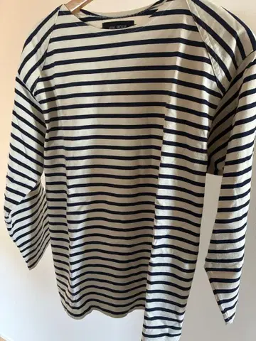 VAINL ARCHIVE 보더 7부 티셔츠 S