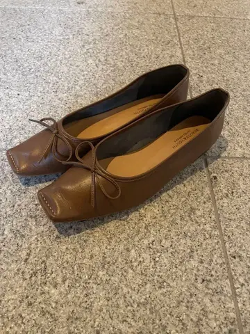 BEAUTY&YOUTH 브라운 발레 슈즈 36