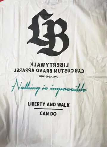 LBWK Slammin' 티셔츠 화이트 새상품 (XL)