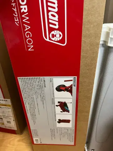 콜맨 아웃도어 왜건 미사용 새상품 레드