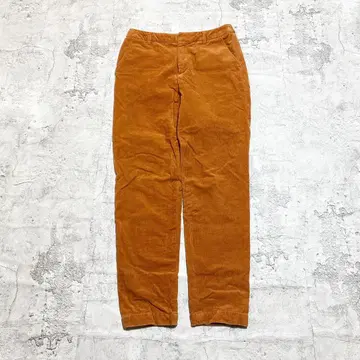 유나이티드 애로우즈 코듀로이 팬츠 스트레이트 팬츠 오렌지 캐주얼
