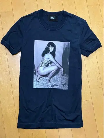 [돌체앤가바나] 그래픽 티셔츠 블랙 S