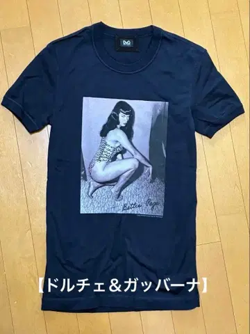 [돌체앤가바나] 그래픽 티셔츠 블랙 S