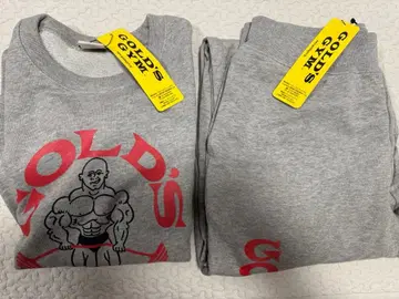 골드짐 베이직 스웨트 셔츠&팬츠 80's 그레이