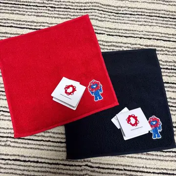 간사이 만박 EXPO2025 미야쿠미야쿠 손수건 2장 세트 블랙 레드