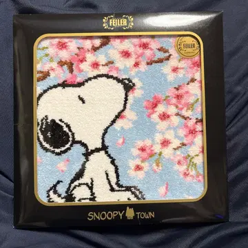 스누피 벚꽃 페이러 손수건