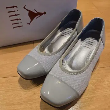 새상품 fitfit 핏핏 데님 그레이 펌프스 23cm