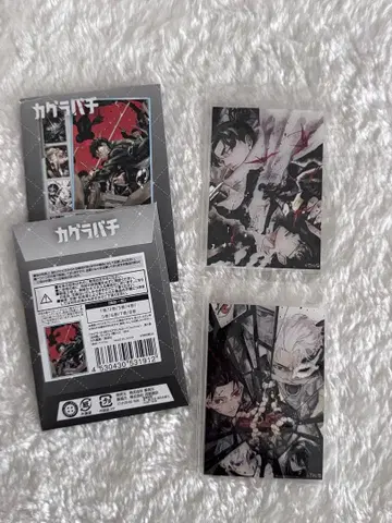 새상품 카구라바치 박입 아크릴 카드 컬렉션