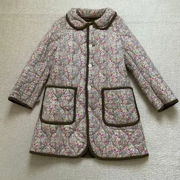 빔즈 보이 리버티 패턴 퀼팅 코트