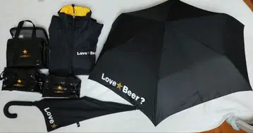 Love Beer? 리버서블 다운 자켓 우산 보냉 백 세트