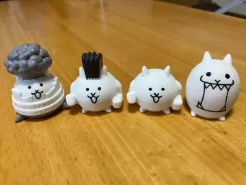 화이트 캐릭터 피규어 4체 세트