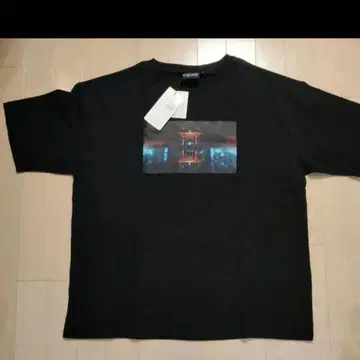 주술회전 T셔츠 M사이즈 블랙 복마어주자 스쿠나 장면 사진 영역전개