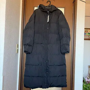 겨울 머스트 블랙 롱 충전솜 롱 코트