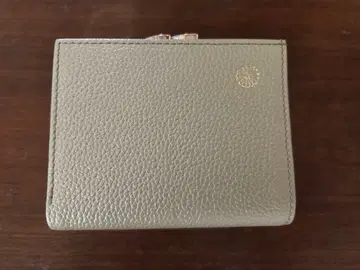 황궁 한정판 가마구치 접이식 지갑 골드