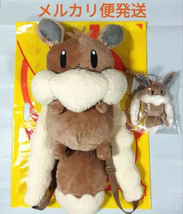 포켓몬 버튼의 이브이 백팩 이브이 백팩형 파우치 세트