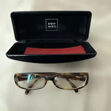 alain mikli STARCK 브라운 안경