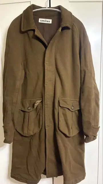 smilax 브라운 롱 코트