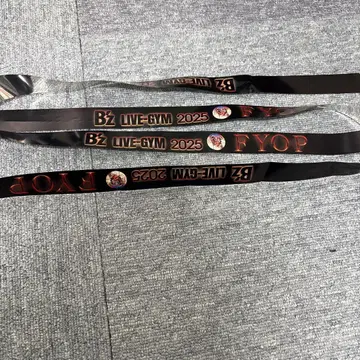 B'z LIVE-GYM 2025 FYOP 은색 테이프