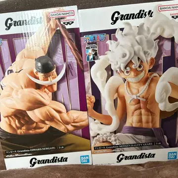 [ 미개봉 새상품 ] 원피스 Grandista 피규어 흰 수염 니카 2체