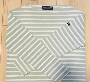 SAINT JAMES 긴팔 보더 민트 그린