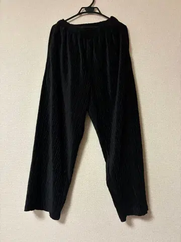 블랙 플리츠 이지 팬츠 사이즈 F
