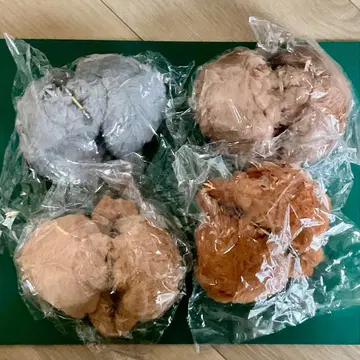 푹신푹신 곰돌이 헤어 자동 클립 헤어 클립 4개