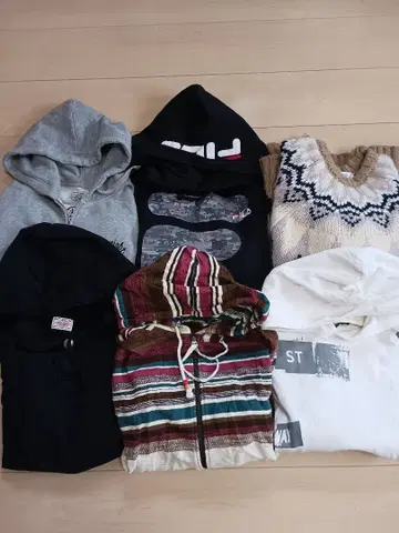 남성용 의류 묶음 판매 후드티 트레이닝복 겨울 의류