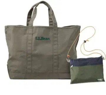 L.L.Bean 그로서리 토트 위드 파우치 에코백 엘엘빈