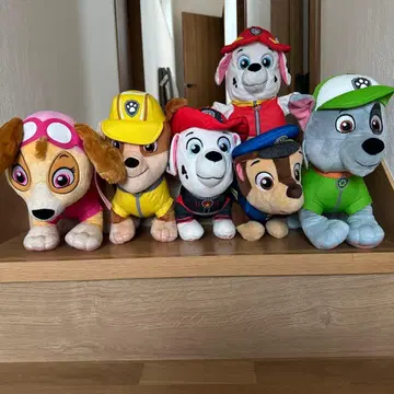 파우 패트롤 봉제 인형 세트 약 30cm